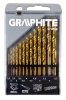 GRAPHITE Csigafúró készlet HSS TITÁN bevonattal 1.5 - 6.5mm, 13db