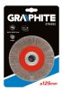 GRAPHITE KÖRKEFE HULLÁMOS 125MM INOx