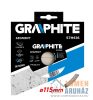 GYÉMÁNTVÁGÓ GRAPHITE 57H616 115MM SZEGMENS