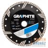 GYÉMÁNTVÁGÓ GRAPHITE 57H628 180MM TURBO