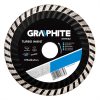 GRAPHITE Gyémánt vágókorong 115mm TURBO HŰTŐBORDÁS