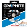 GYÉMÁNTVÁGÓ GRAPHITE 57H642 125MM VIZES