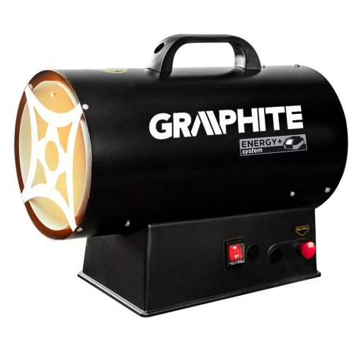 GRAPHITE Gázos hőlégbefúvó(Akkus) 15kW, Energy+ kompatibilis, Akku nélkül!