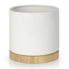 Kaspó BCN BAMBUSZ 16 cm fehér