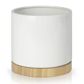 Kaspó BCN BAMBUSZ 16 cm fehér