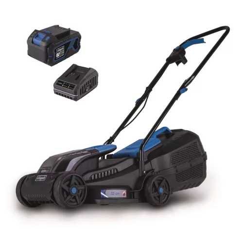 Scheppach BC-MP320-X-SET L - akkus fűnyíró indukciós motorral 3in1 IXES