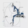 Scheppach EXC 1400 - mini forgó kotrógép