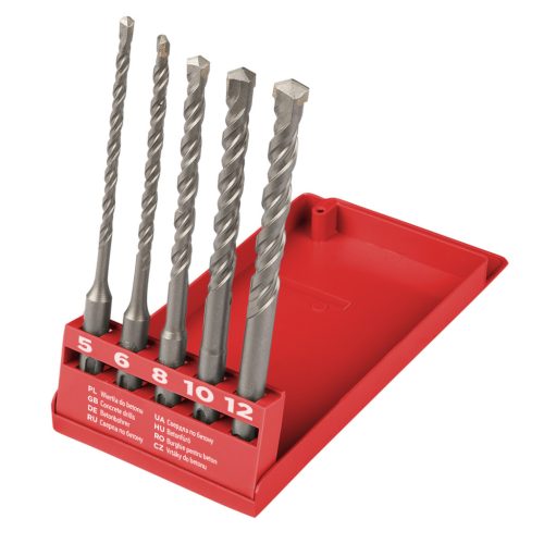 Top Tools SDS PLUS betonfúró készlet 5, 6, 8, 10, 12mm x160mm