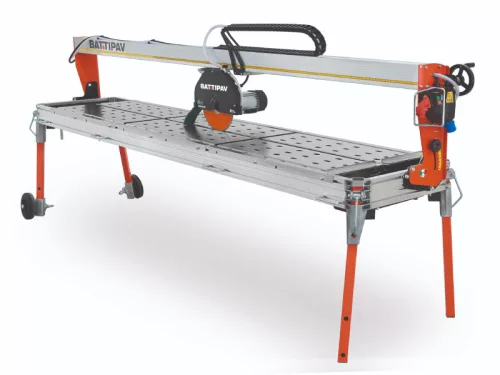 BATTIPAV SUPREME 200 asztali vizes csempevágó - 230V, lézervezetővel- tárcsa mérete 300mm x 25,4