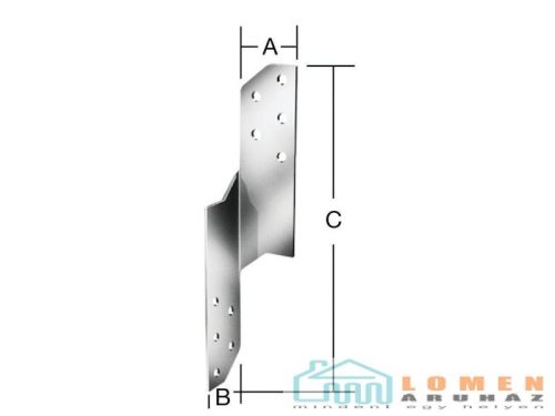 VORMANN FÜGGESZTÕ LEMEZ 33X170 70946J/50DB