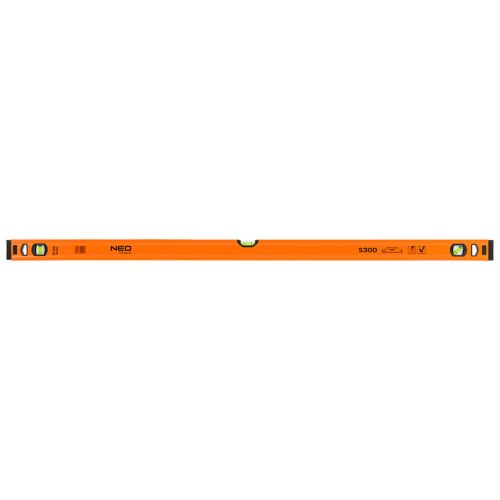 NEO TOOLS Alumínium vízmérték S 300, 3 libellás, 120 cm