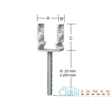 VORMANN OSZLOPTALP 71296 91X60X125 BET.