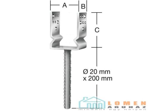 VORMANN OSZLOPTALP 71300 141X60X125 BET.