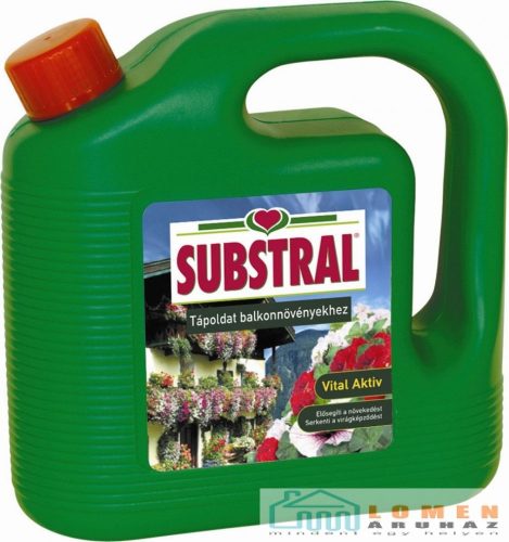 SUBSTRAL® Tápoldat muskátlihoz és balkonnövényekhez, 2000 ml