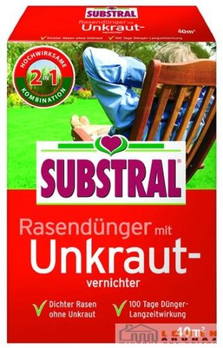 SUBSTRAL® 2 in 1 gyeptrágya gyomirtóval, 0,8 kg