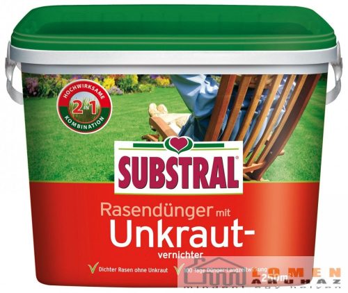 SUBSTRAL® 2 in 1 gyeptrágya gyomirtóval, 5 kg