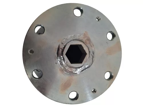 Betonmaró dob 6 db tengellyel D190mm L277mm marócsillag nélkül, EUROKOMAX MC10 marógéphez