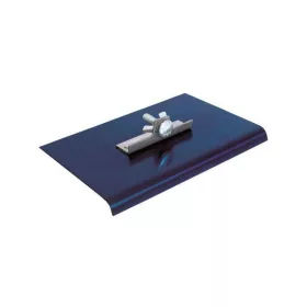   BETONTROWEL élsimító - kék acél, 229x203mm, 19mm, R22mm, nyél nélkül