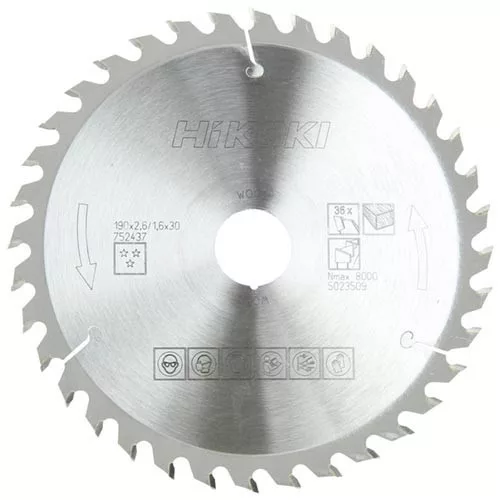 Hitachi TCT fűrészlap 190x30 Z36