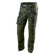 NEO TOOLS Terepmintás Munkásnadrág,CAMO, 60% pamut, 40% polyester, 255 g/m2, S