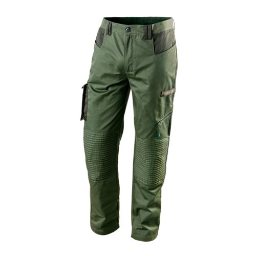 NEO TOOLS Olíva Munkásnadrág, CAMO, 60% pamut, 40% polyester, 255 g/m2, L