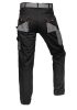 NEO TOOLS Karcsúsított(slim fit), Munkásnadrág, HD, 60% pamut, 37% polyester, 3% elastane, 285 g/m2, övvel, L