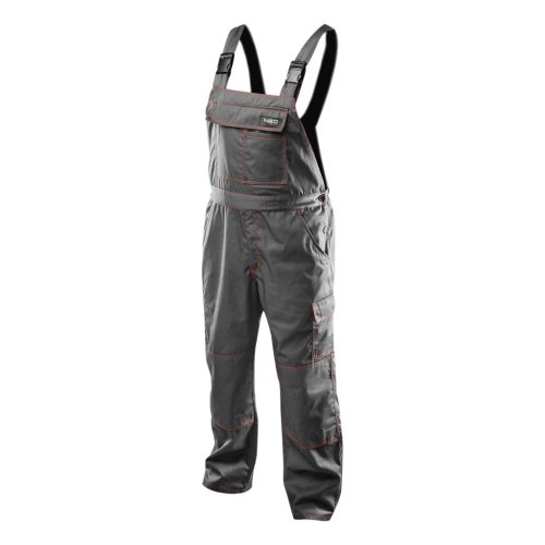 NEO TOOLS Kantáros Munkásnadrág, BASIC, L/52, 35% pamut, 65% polyester, 245 g/m2, térdprotektor zseb, L