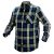 ING NEO 81-541-L FLANEL KÉK-OLIVA-FEKETE 100% PAMUT