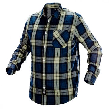 ING NEO 81-541-XL FLANEL KÉK-OLIVA-FEKETE 100% PAMUT, XL