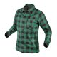 NEO TOOLS Flanel munkaing, zöld-fekete, 100% pamut, L