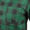 NEO TOOLS Flanel munkaing, zöld-fekete, 100% pamut, XL