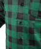 NEO TOOLS Flanel munkaing, zöld-fekete, 100% pamut, XXXL