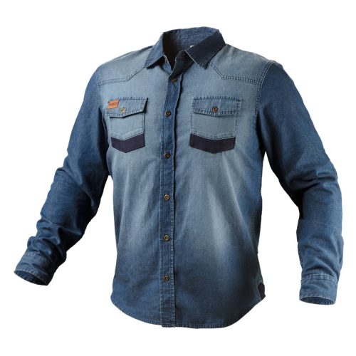 NEO TOOLS Farmer munkaing, DENIM, 100% pamut, XL