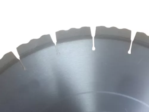 Gyémánt vágótárcsa DR.SCHULZE A-B10, 400x25,4 mm - aszfalt-beton, 24 szegmens: 40x3x10mm