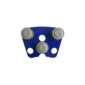   DR.SCHULZE DRS-3DP-C60 gyémánt csiszoló szegmens - - kemény betonra, 3 szegmens 18x12 mm, közepes