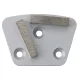 DR.SCHULZE DRS-2DS-U20X gyémánt csiszoló szegmens - univerzális - durva, 2 szegmenes 40x8x8 mm
