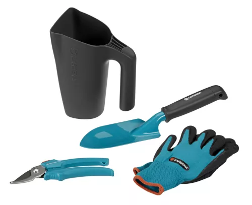 Gardena Kéziszerszám készlet locsolókannával Készlet erejéig!