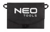 NEO TOOLS Hordozható napelem, napelemes töltő, 15W, telefon, laptop töltésre, 2db USB csatlakozó