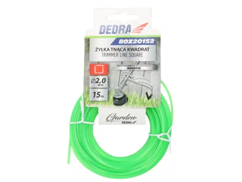 Fűkasza damil 2,4mm 15m négyzet