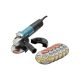 Makita sarokcsiszoló 840W 125mm R +5db tárcsa