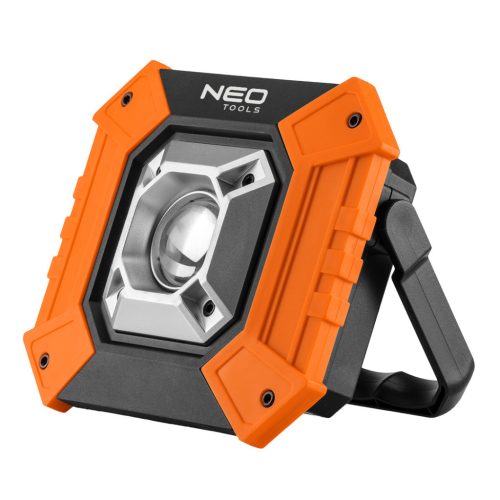 NEO TOOLS Reflektor, talpas, elemes 3xAA, COB LED 750lum, powerbank funkció, 10W