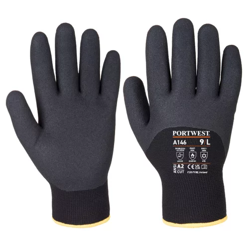 PORTWEST Arctic téli kesztyű, Black, XXL