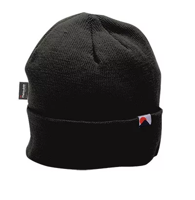 PORTWEST Téli kötött sapka, black