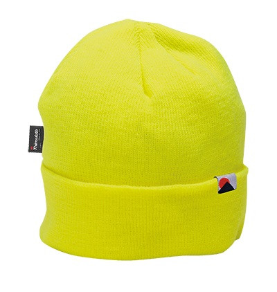 PORTWEST Téli kötött sapka Hi-Vis, yellow