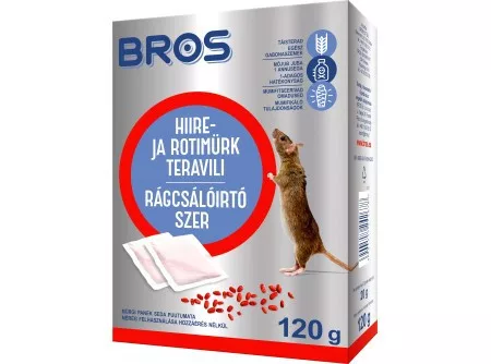 Bros Rágcsálóirtó szer 120 g, gabonaszemes