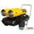 MASTER B300 - Gázolaj üzemű (kémény nélküli) hőlégfúvó szállítókocsival, (mobil fűtőberendezés)