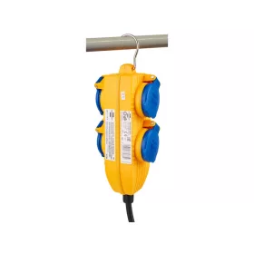   BRENNENSTUHL Powerblock 4-es ipari hosszabbító - 10m, H07RN-F, 3G1,5, IP54