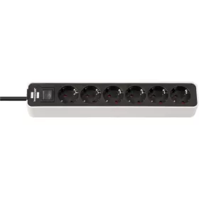   BRENNENSTUHL ECOLOR 6-os elosztó - 1,5m, H05VV-F, 3G1,5, kapcsolóval