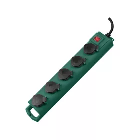   BRENNENSTUHL SL544D 5-ös elosztó - 5m, H07RN-F, 3G1,5, ipari, kültéri, IP54