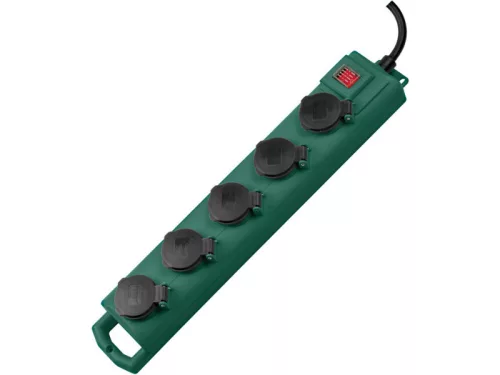 BRENNENSTUHL SL544D 5-ös elosztó - 5m, H07RN-F, 3G1,5, ipari, kültéri, IP54